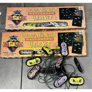 Creature In The Night‎ Halloween String Lights Vintage Spooky Eyes (Set Of 3)